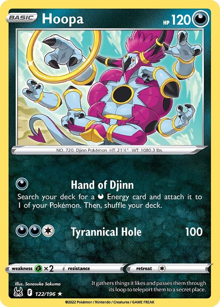 Hoopa (122/196) [Sword & Shield: Lost Origin] | Eastridge Sports Cards & Games