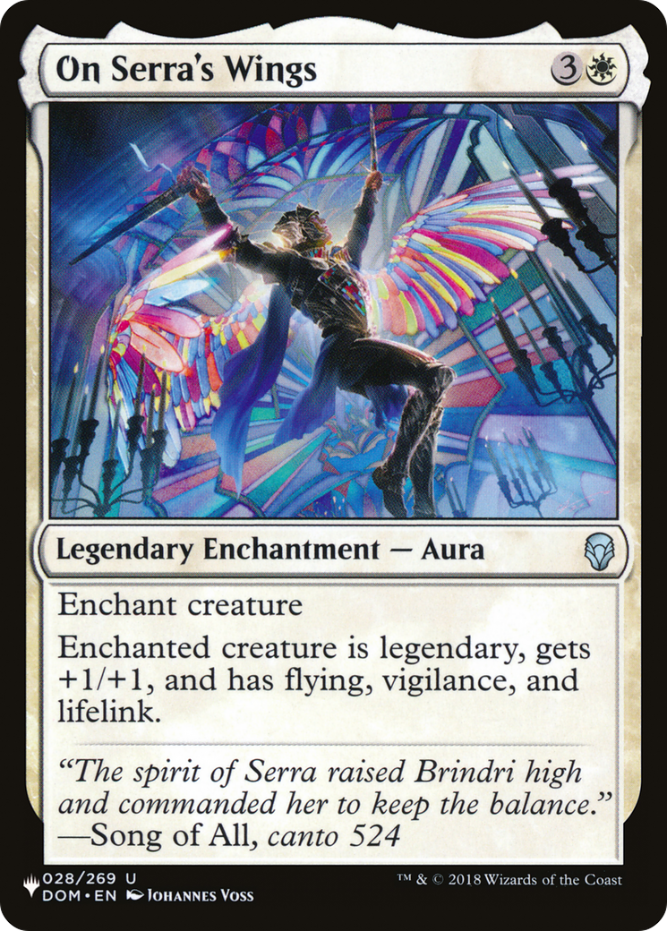 On Serra's Wings [The List] | Eastridge Sports Cards & Games
