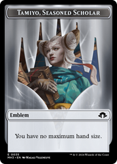 Phyrexian Germ // Emblem - Tamiyo, Seasoned Scholar Double-Sided Token [Modern Horizons 3 Tokens] | Eastridge Sports Cards & Games