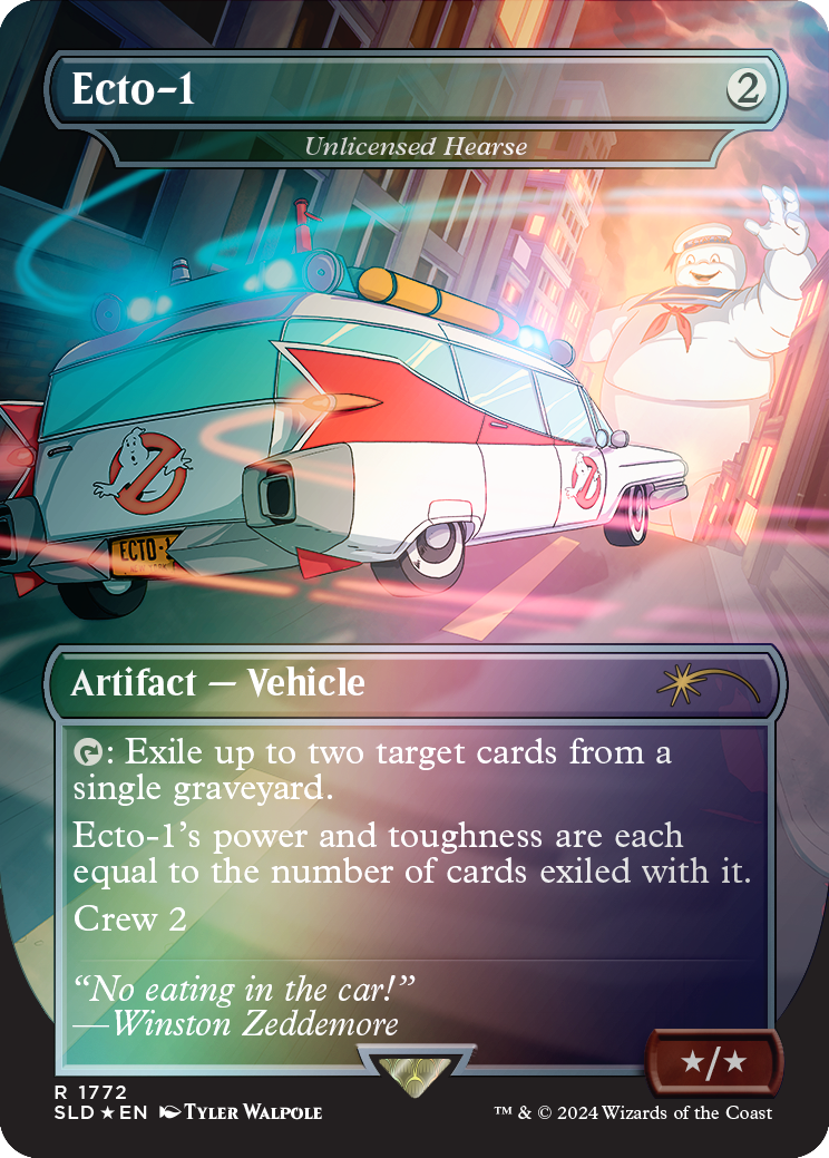 Ecto-1 - Unlicensed Hearse (Rainbow Foil) [Secret Lair Drop Series] | Eastridge Sports Cards & Games