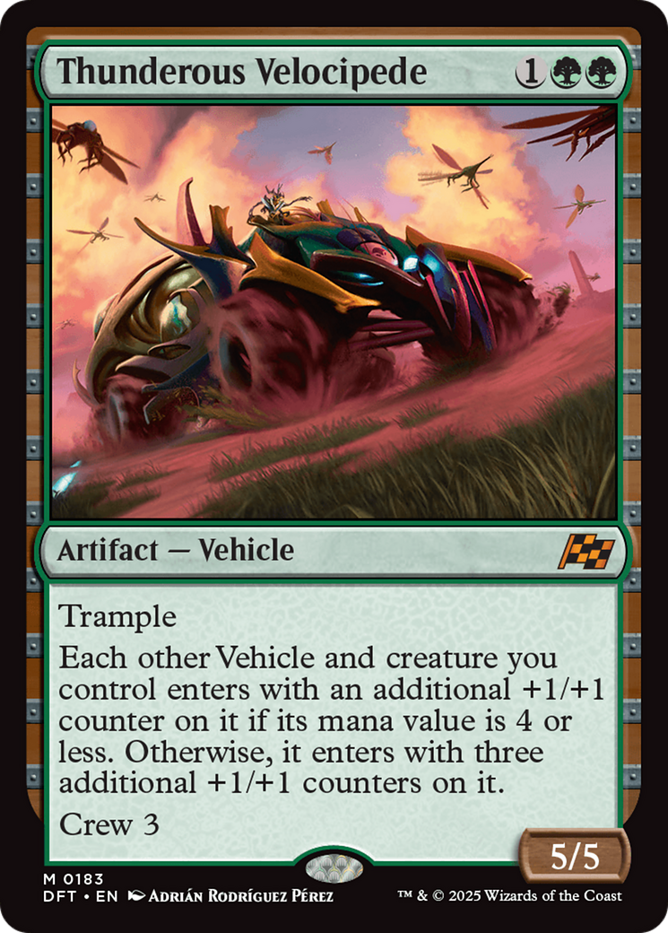 Thunderous Velocipede [Aetherdrift] | Eastridge Sports Cards & Games