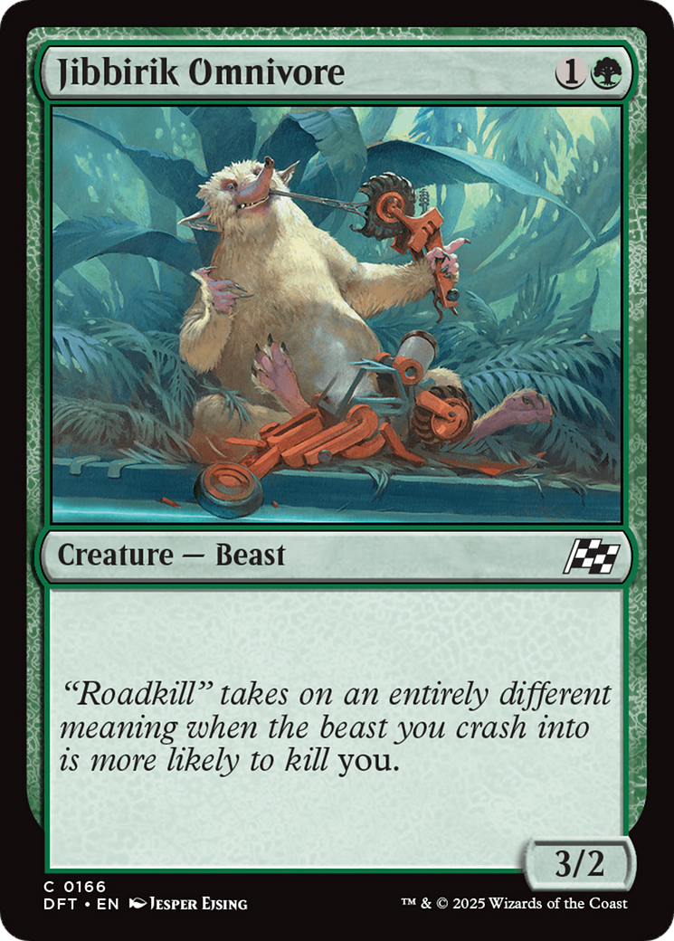 Jibbirik Omnivore [Aetherdrift] | Eastridge Sports Cards & Games