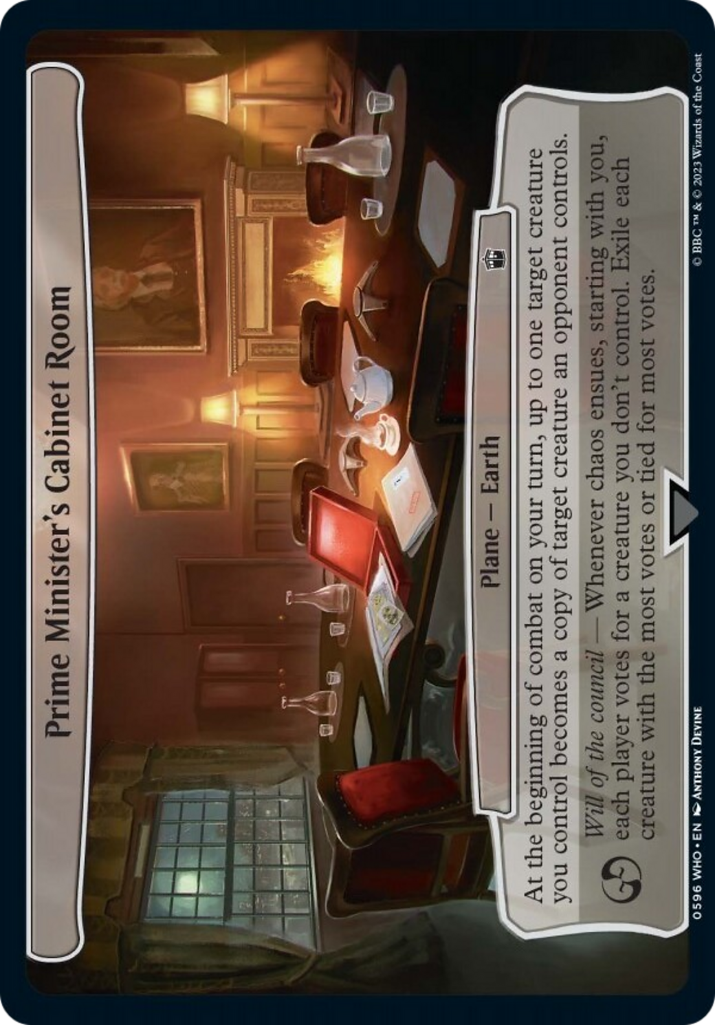 Prime Minister's Cabinet Room [Doctor Who] | Eastridge Sports Cards & Games