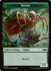 Spider // Bird Double-Sided Token [Tarkir: Dragonstorm Commander Tokens] | Eastridge Sports Cards & Games