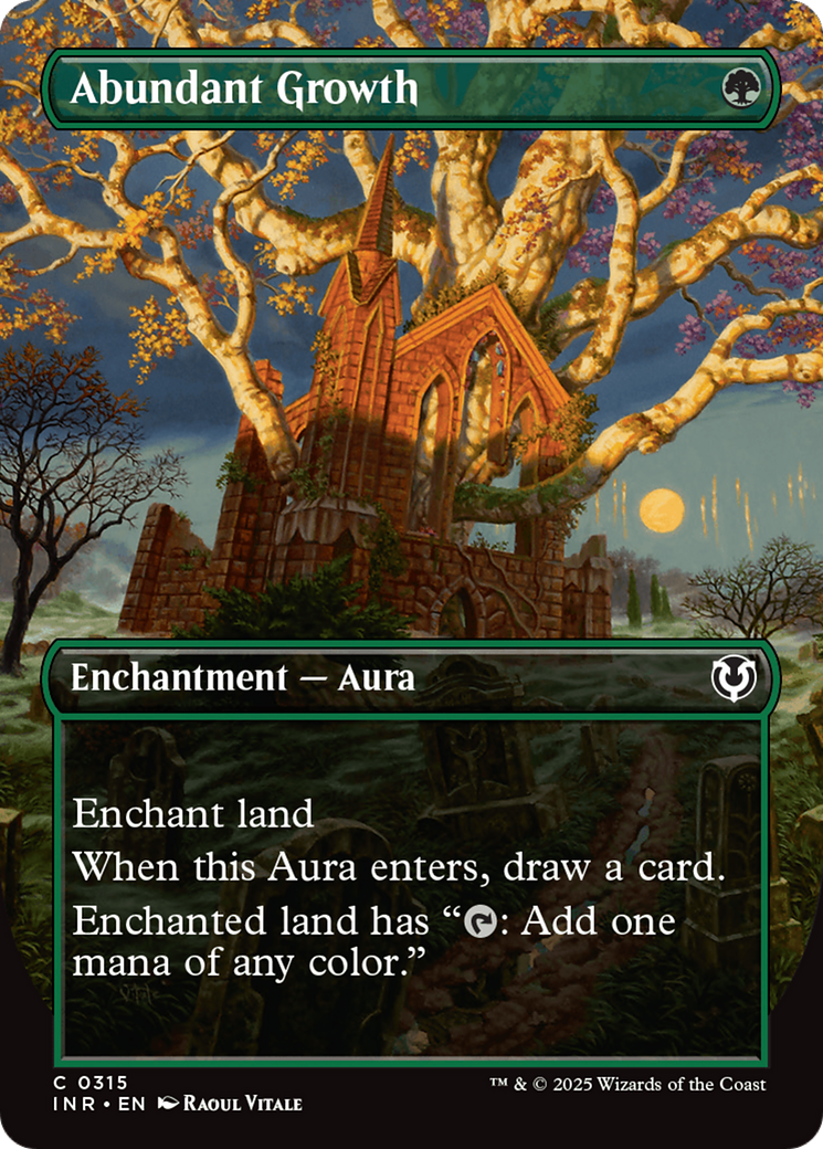 Abundant Growth (Borderless) [Innistrad Remastered] | Eastridge Sports Cards & Games