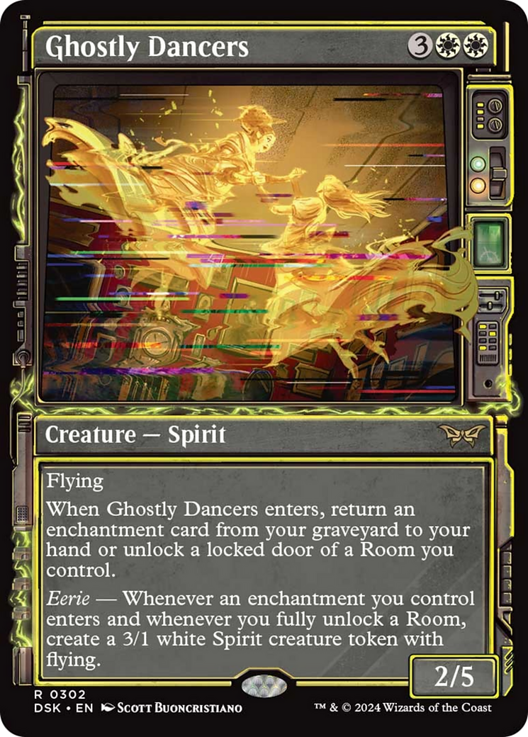 Ghostly Dancers (Showcase) [Duskmourn: House of Horror] | Eastridge Sports Cards & Games