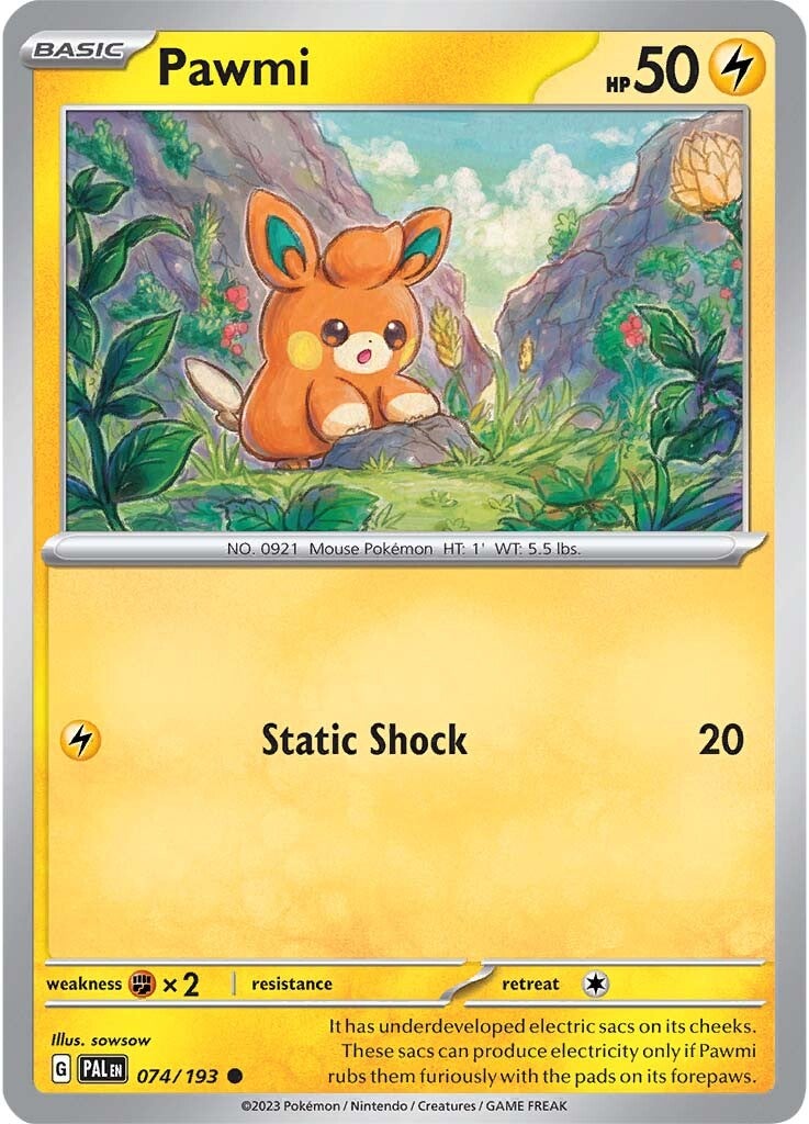 Pawmi (074/193) [Scarlet & Violet: Paldea Evolved] | Eastridge Sports Cards & Games