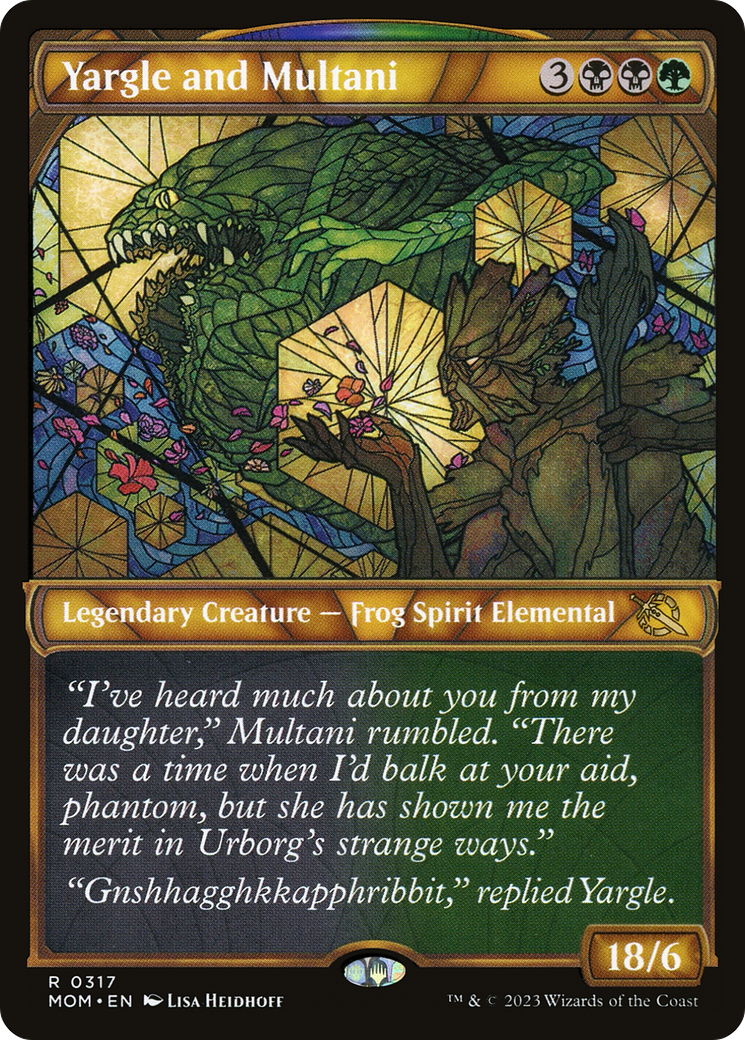 Yargle and Multani (Showcase Planar Booster Fun) [March of the Machine] | Eastridge Sports Cards & Games