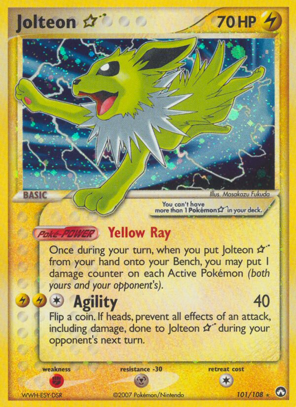 Jolteon Star (101/108) [EX: Power Keepers] | Eastridge Sports Cards & Games