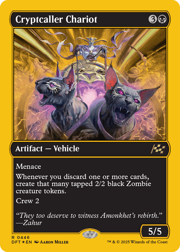 Cryptcaller Chariot (First-Place Foil) [Aetherdrift] | Eastridge Sports Cards & Games