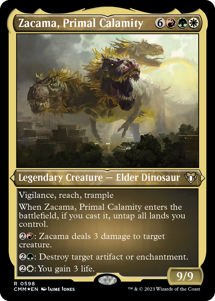 Zacama, Primal Calamity (Foil Etched) [Commander Masters] | Eastridge Sports Cards & Games