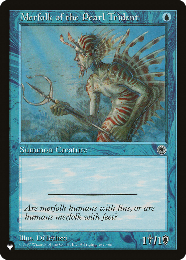 Merfolk of the Pearl Trident [The List] | Eastridge Sports Cards & Games