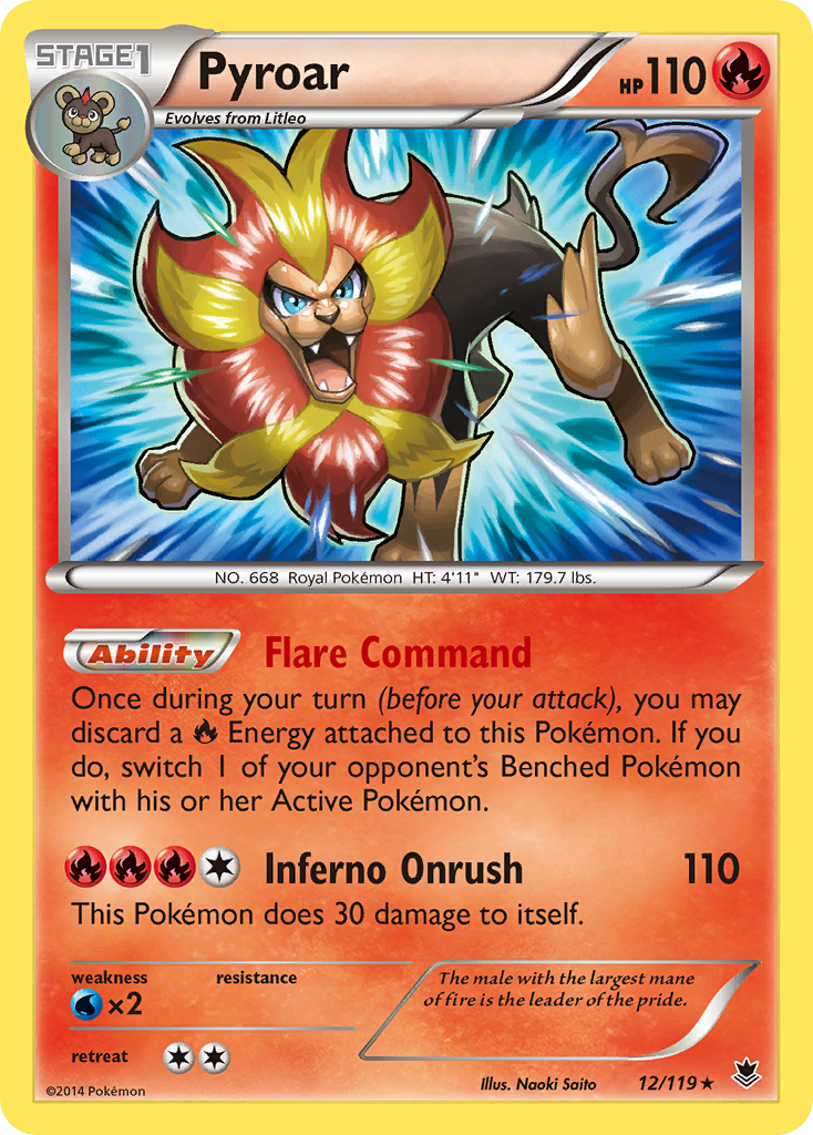 Pyroar (12/119) [XY: Phantom Forces] | Eastridge Sports Cards & Games