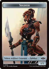 Solider (0032) // Copy Double-Sided Token [Tarkir: Dragonstorm Commander Tokens] | Eastridge Sports Cards & Games