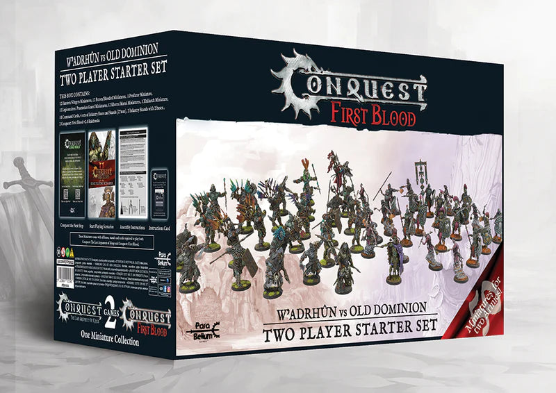Conquest: First Blood - Two Player Starter Set (W'adrhun vs. Old Dominion) | Eastridge Sports Cards & Games