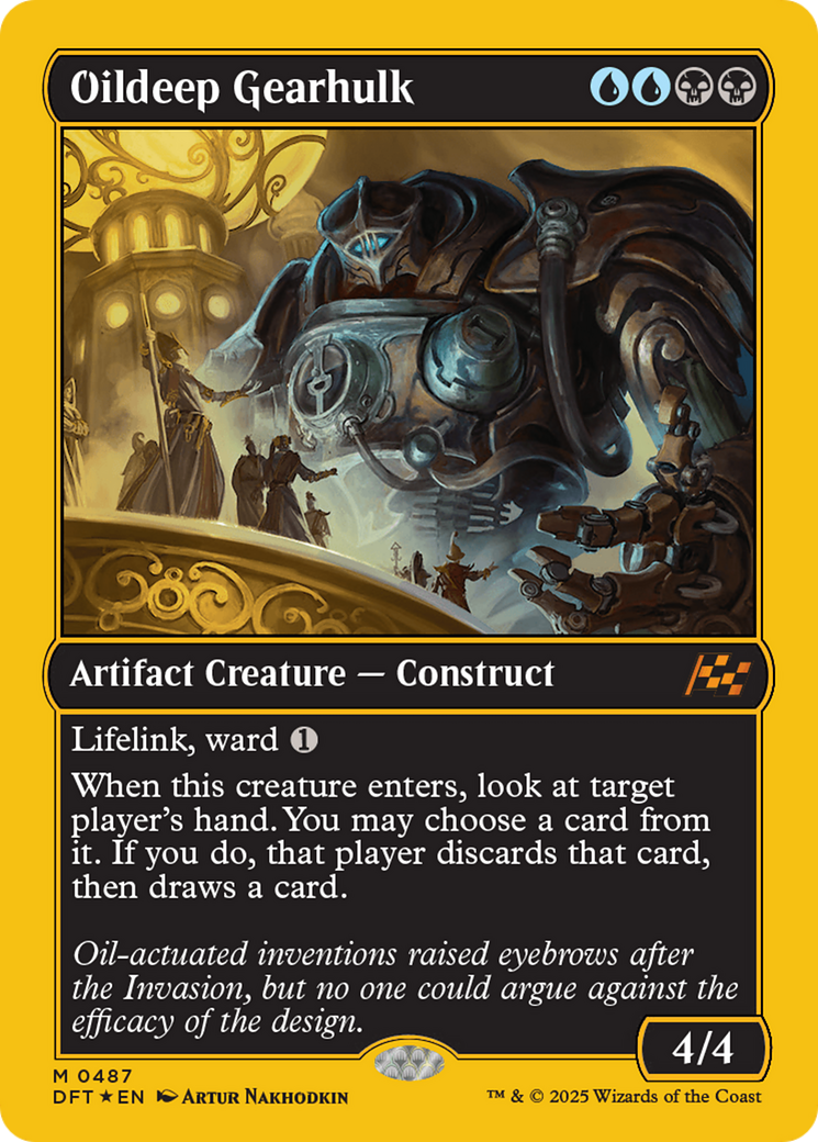 Oildeep Gearhulk (First-Place Foil) [Aetherdrift] | Eastridge Sports Cards & Games