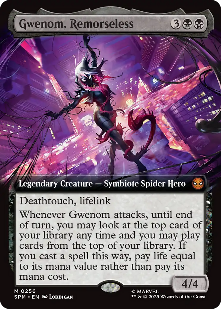 Gwenom, Remorseless (Extended Art) [Marvel's Spider-Man] | Eastridge Sports Cards & Games