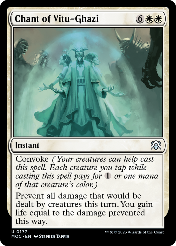 Chant of Vitu-Ghazi [March of the Machine Commander] | Eastridge Sports Cards & Games