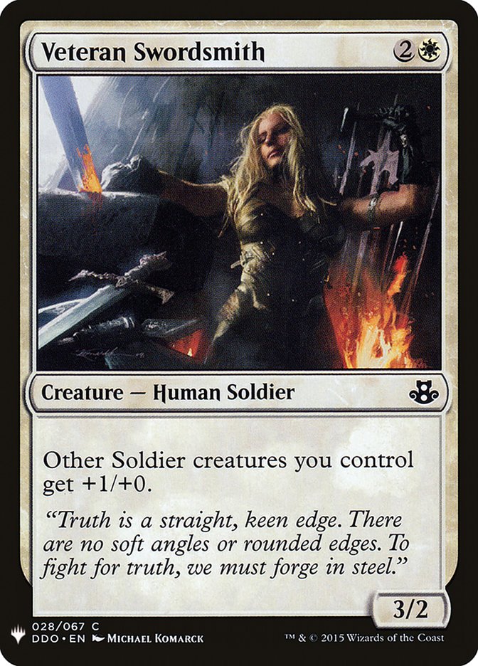 Veteran Swordsmith [Mystery Booster] | Eastridge Sports Cards & Games