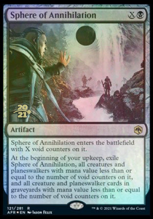 Sphere of Annihilation [Dungeons & Dragons: Adventures in the Forgotten Realms Prerelease Promos] | Eastridge Sports Cards & Games
