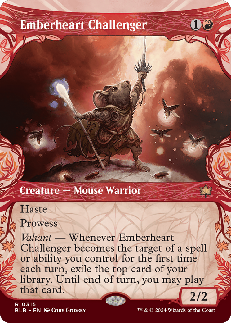 Emberheart Challenger (Showcase) [Bloomburrow] | Eastridge Sports Cards & Games