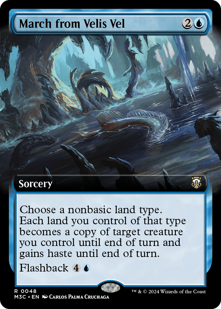 March from Velis Vel (Extended Art) (Ripple Foil) [Modern Horizons 3 Commander] | Eastridge Sports Cards & Games