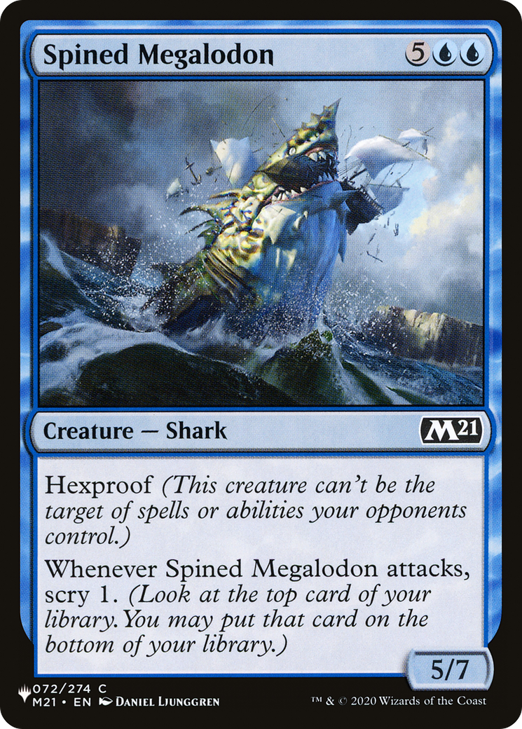 Spined Megalodon [The List Reprints] | Eastridge Sports Cards & Games