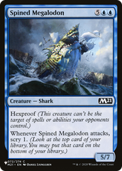 Spined Megalodon [The List Reprints] | Eastridge Sports Cards & Games