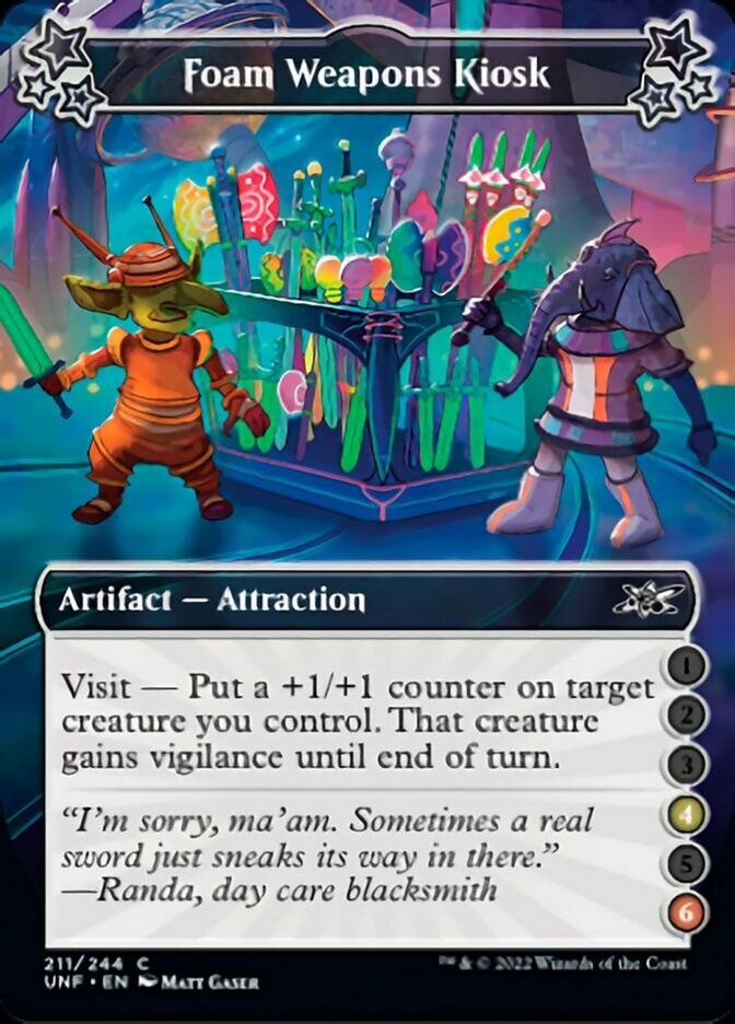 Foam Weapons Kiosk (4-6) [Unfinity] | Eastridge Sports Cards & Games