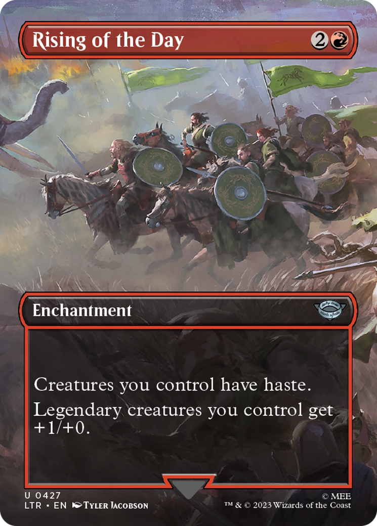 Rising of the Day (Borderless Alternate Art) [The Lord of the Rings: Tales of Middle-Earth] | Eastridge Sports Cards & Games