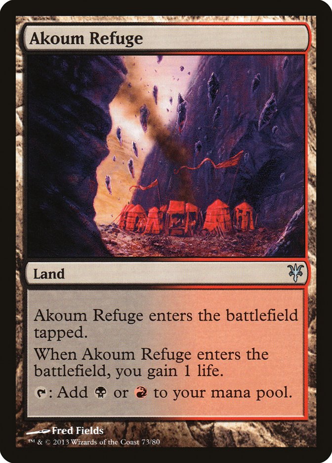 Akoum Refuge [Duel Decks: Sorin vs. Tibalt] | Eastridge Sports Cards & Games