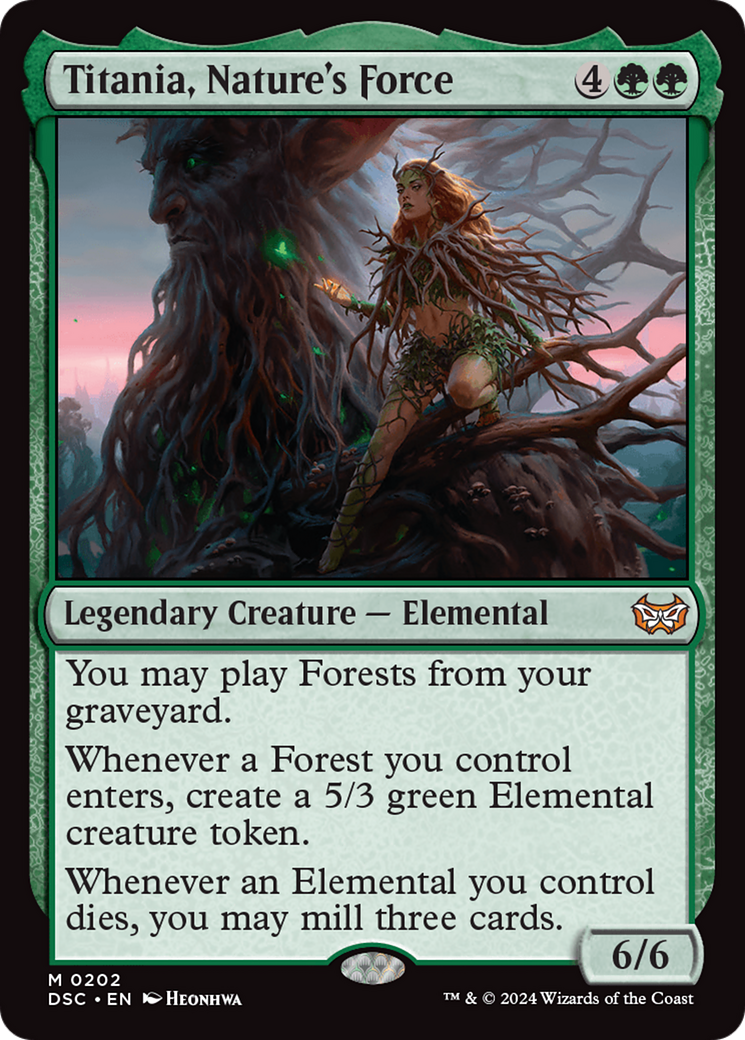 Titania, Nature's Force [Duskmourn: House of Horror Commander] | Eastridge Sports Cards & Games