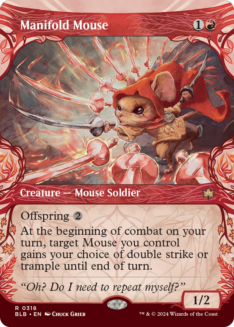 Manifold Mouse (Showcase) [Bloomburrow] | Eastridge Sports Cards & Games