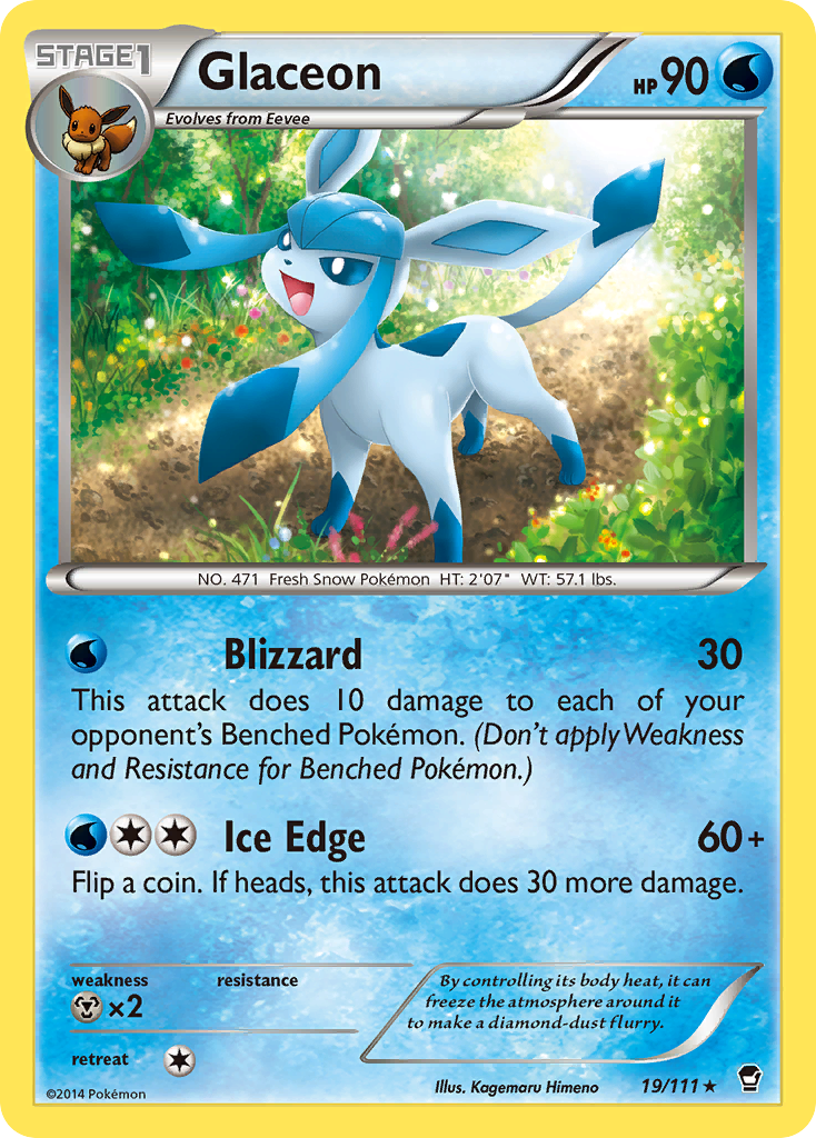 Glaceon (19/111) [XY: Furious Fists] | Eastridge Sports Cards & Games