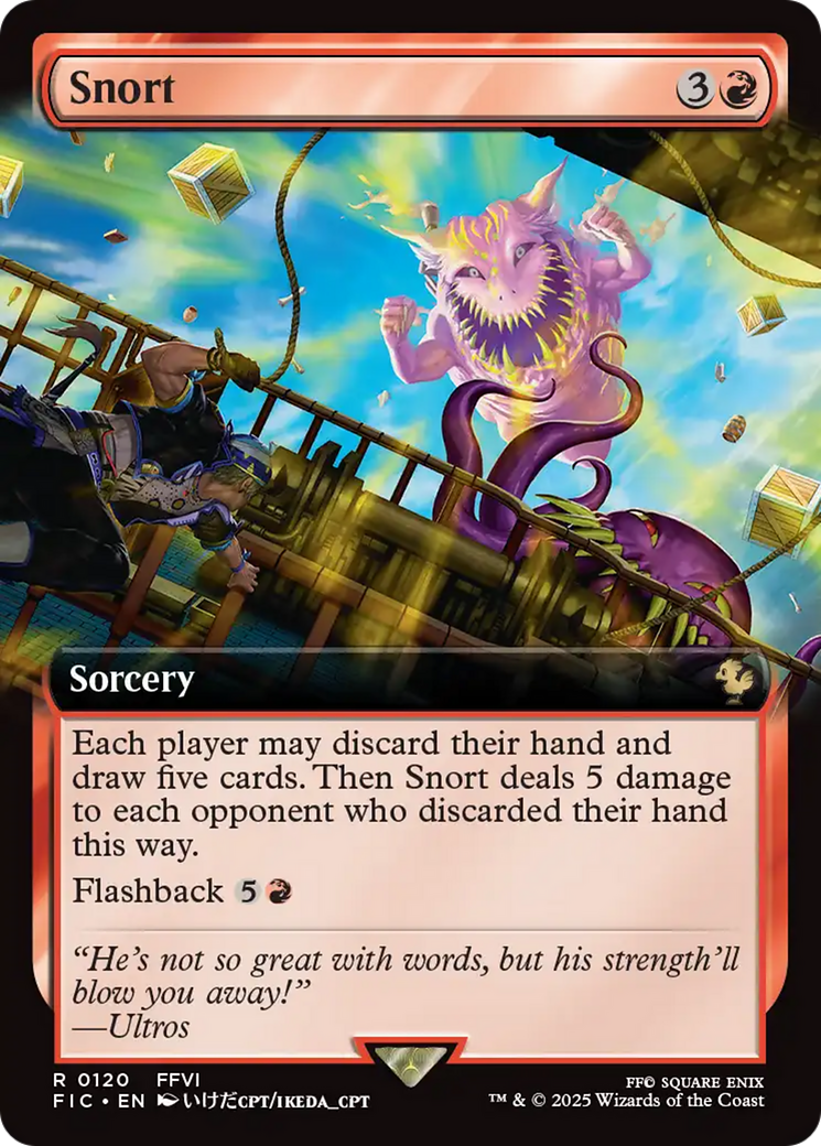 Snort (Extended Art) [FINAL FANTASY Commander] | Eastridge Sports Cards & Games