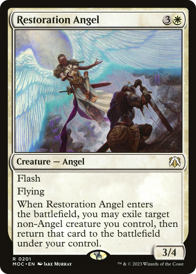 Restoration Angel [March of the Machine Commander] | Eastridge Sports Cards & Games