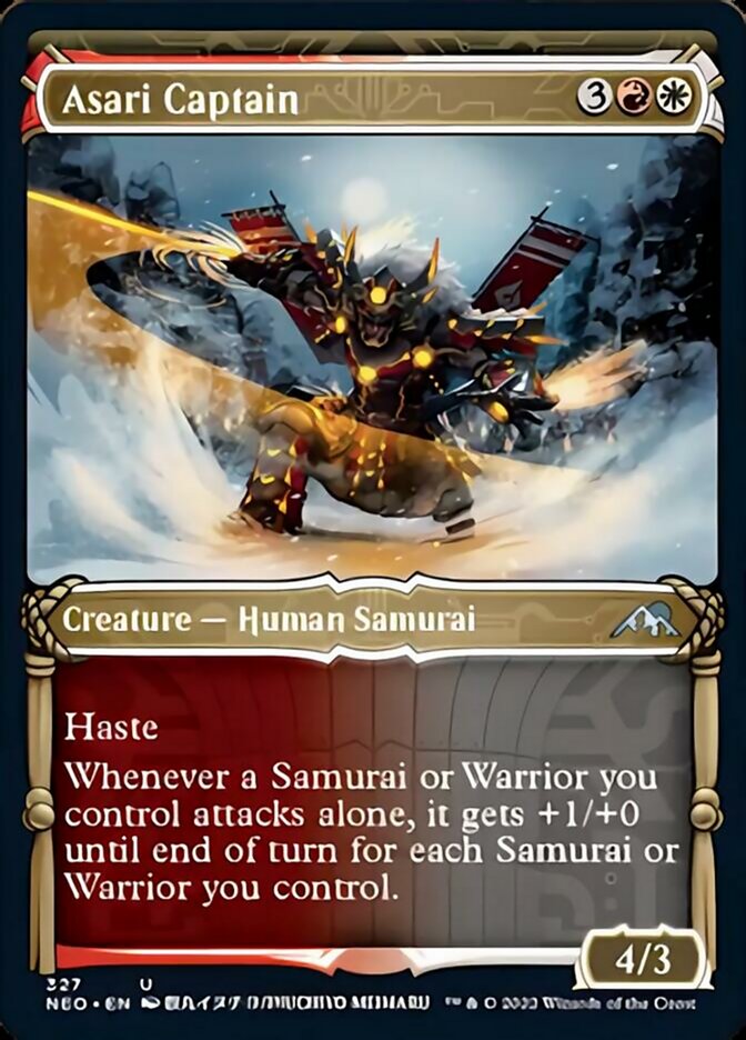 Asari Captain (Showcase Samurai) [Kamigawa: Neon Dynasty] | Eastridge Sports Cards & Games