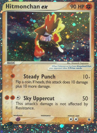 Hitmonchan ex (98/109) [EX: Ruby & Sapphire] | Eastridge Sports Cards & Games