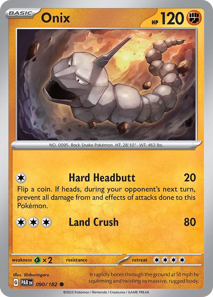 Onix (090/182) [Scarlet & Violet: Paradox Rift] | Eastridge Sports Cards & Games