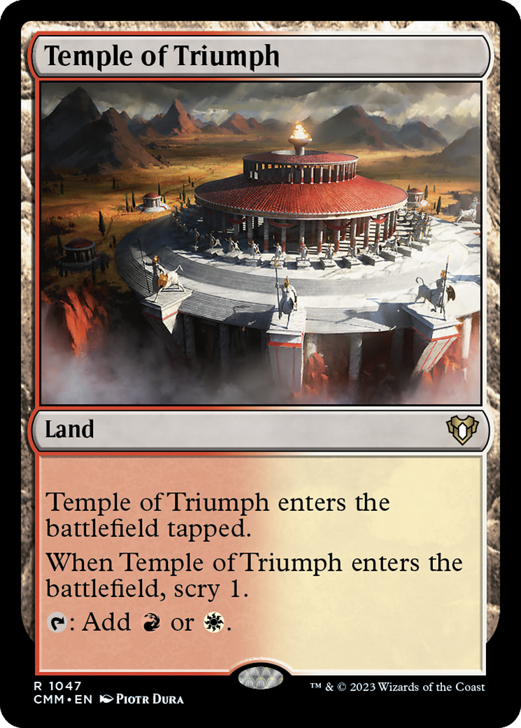 Temple of Triumph [Commander Masters] | Eastridge Sports Cards & Games