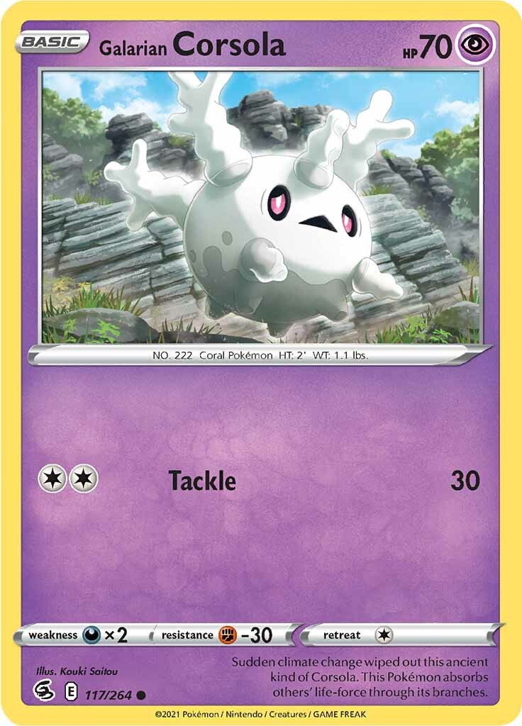 Galarian Corsola (117/264) [Sword & Shield: Fusion Strike] | Eastridge Sports Cards & Games