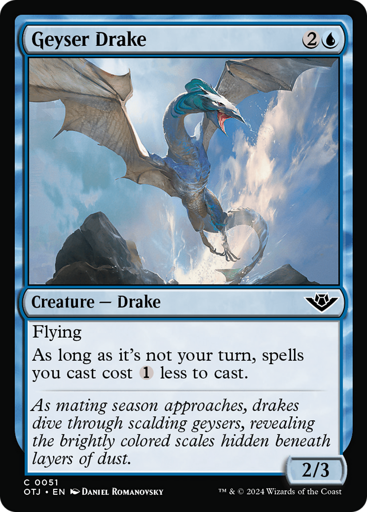 Geyser Drake [Outlaws of Thunder Junction] | Eastridge Sports Cards & Games