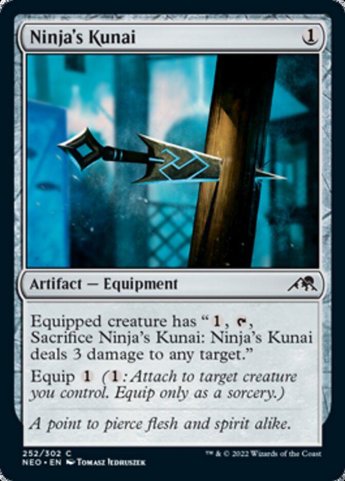 Ninja's Kunai [Kamigawa: Neon Dynasty] | Eastridge Sports Cards & Games