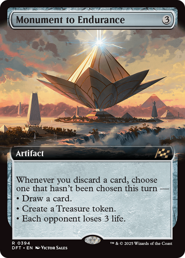 Monument to Endurance (Extended Art) [Aetherdrift] | Eastridge Sports Cards & Games