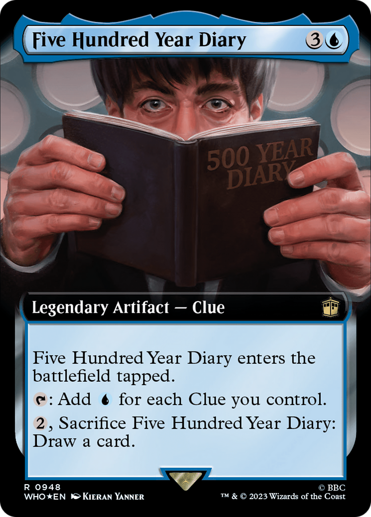 Five Hundred Year Diary (Extended Art) (Surge Foil) [Doctor Who] | Eastridge Sports Cards & Games