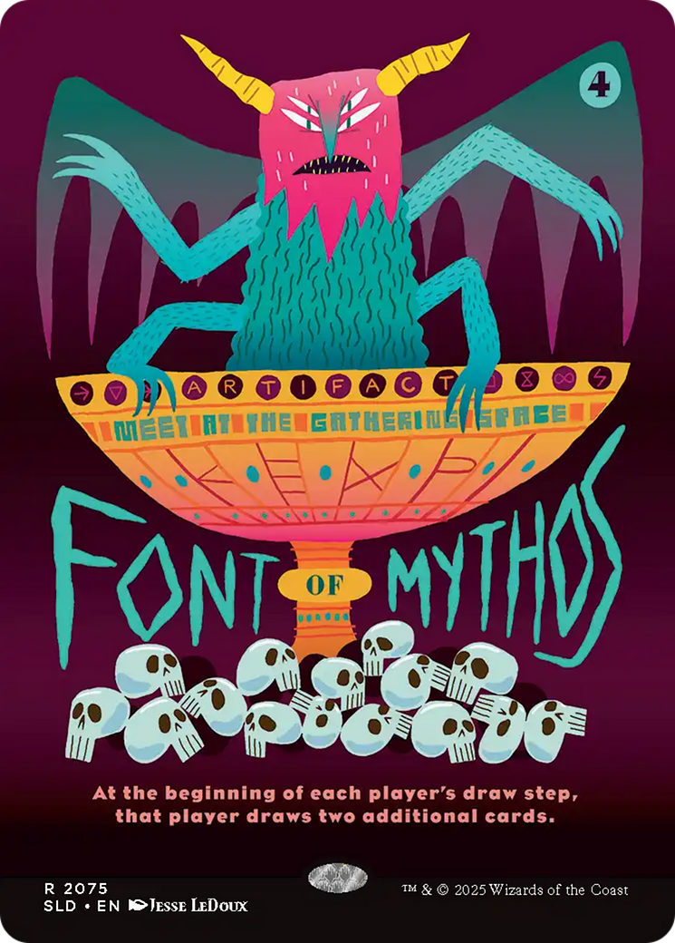 Font of Mythos (Rainbow Foil) [Secret Lair Drop Series] | Eastridge Sports Cards & Games
