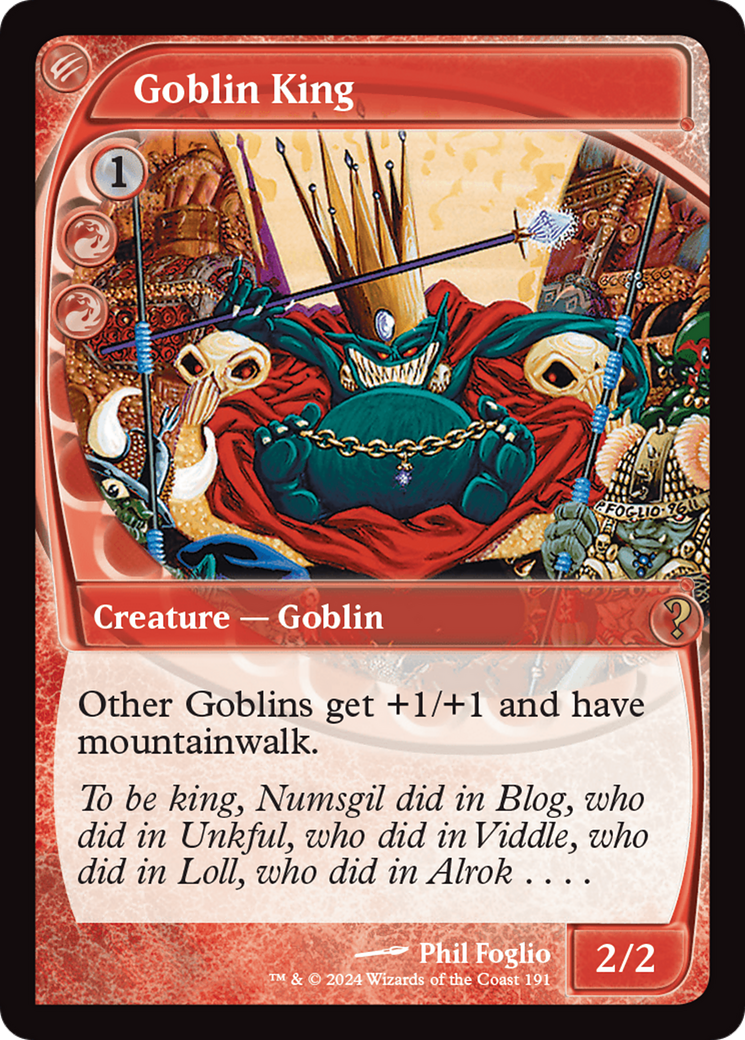 Goblin King (Future Sight) [Mystery Booster 2] | Eastridge Sports Cards & Games