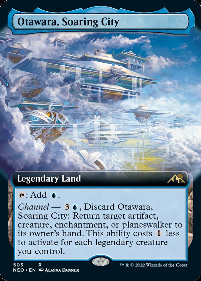Otawara, Soaring City (Extended Art) [Kamigawa: Neon Dynasty] | Eastridge Sports Cards & Games