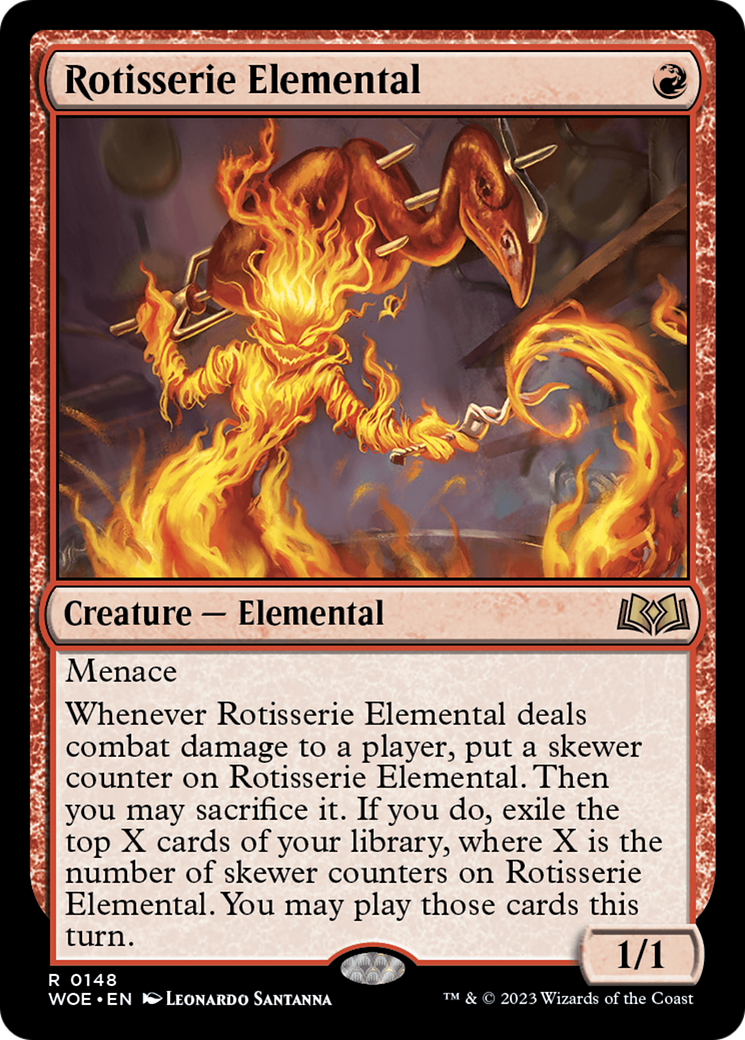 Rotisserie Elemental [Wilds of Eldraine] | Eastridge Sports Cards & Games