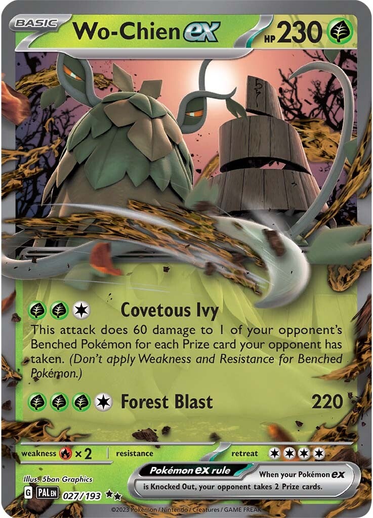 Wo-Chien ex (027/193) [Scarlet & Violet: Paldea Evolved] | Eastridge Sports Cards & Games